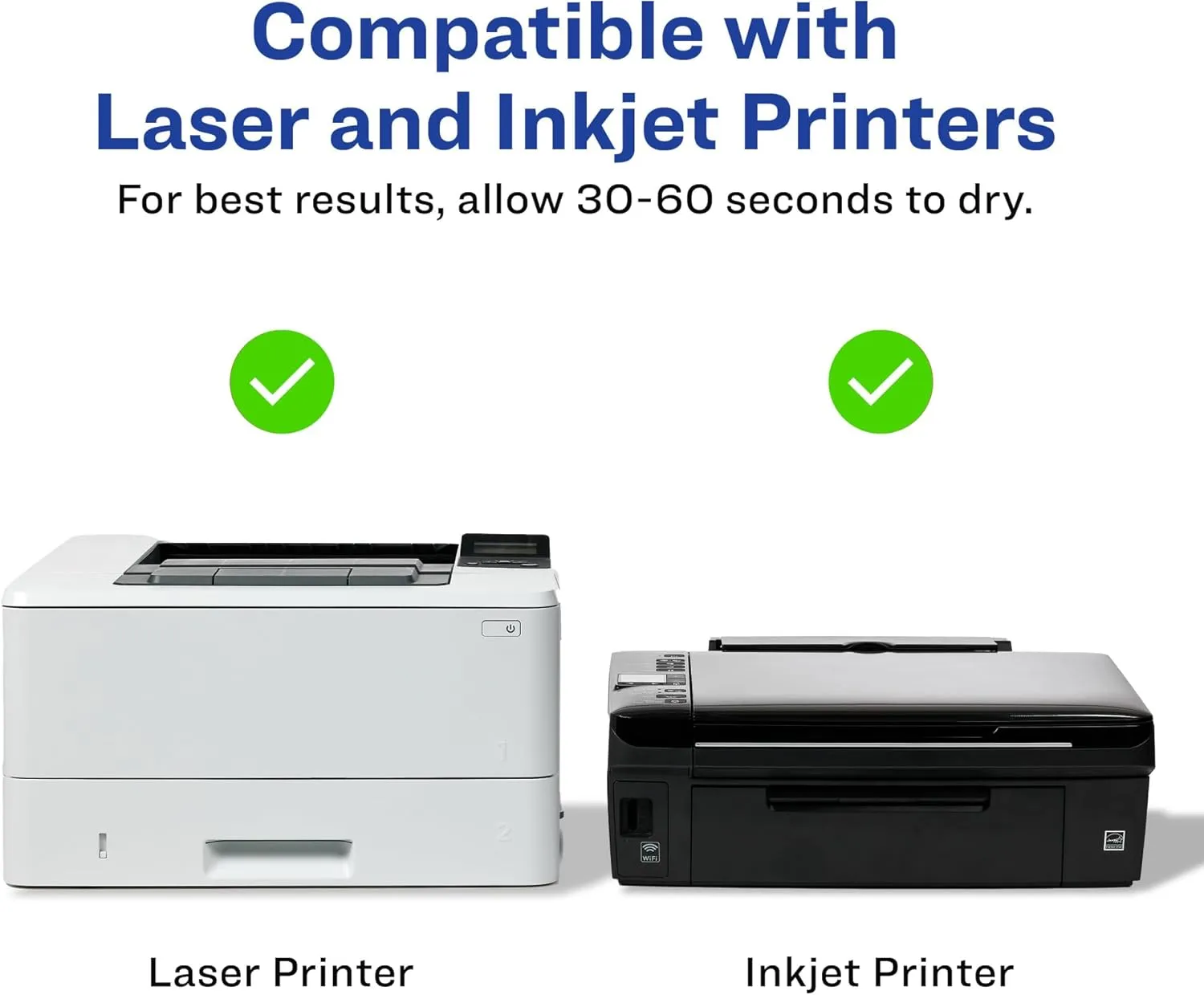 Avery Shipping Labels, Sure Feed and Easy Peel Technology, Glossy White Labels, 2" x 4", Permanent Adhesive, Laser/Inkjet, 250 Total (6528)