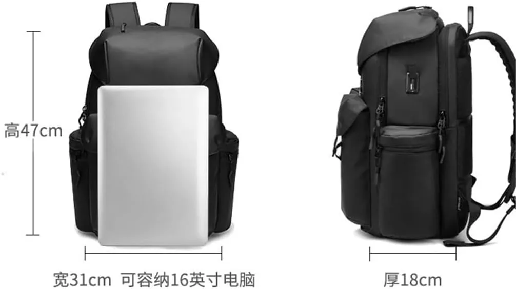 Backpack Korean Version Of Leisure Multi-functional Schoolbag Oxford Cloth Waterproof Computer Bag Travel Backpack
