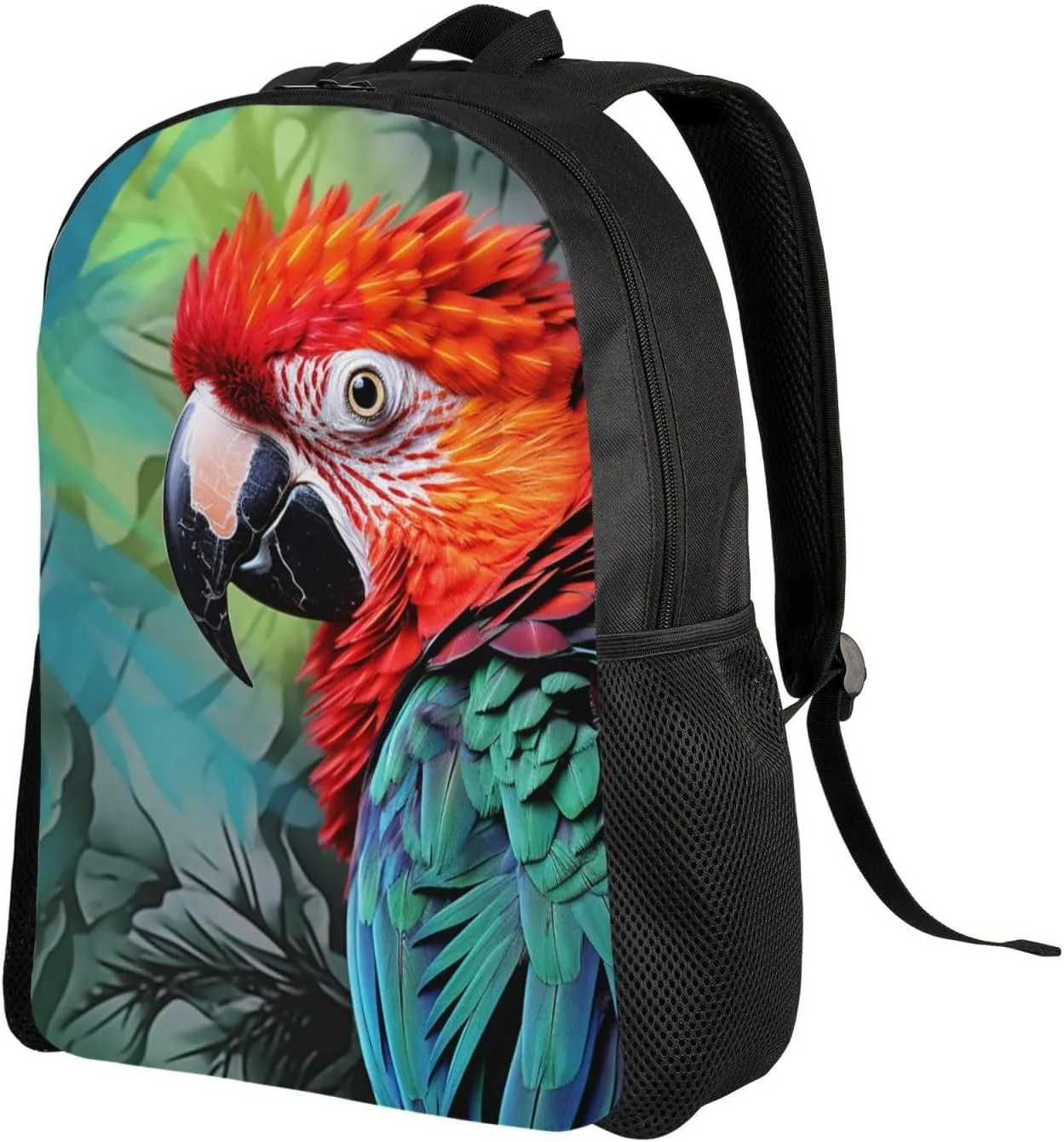 Backpack Travel Laptop Backpack For Men Women Colorful Parrot Casual Daypack Adjustable Lightweight Computer Bag