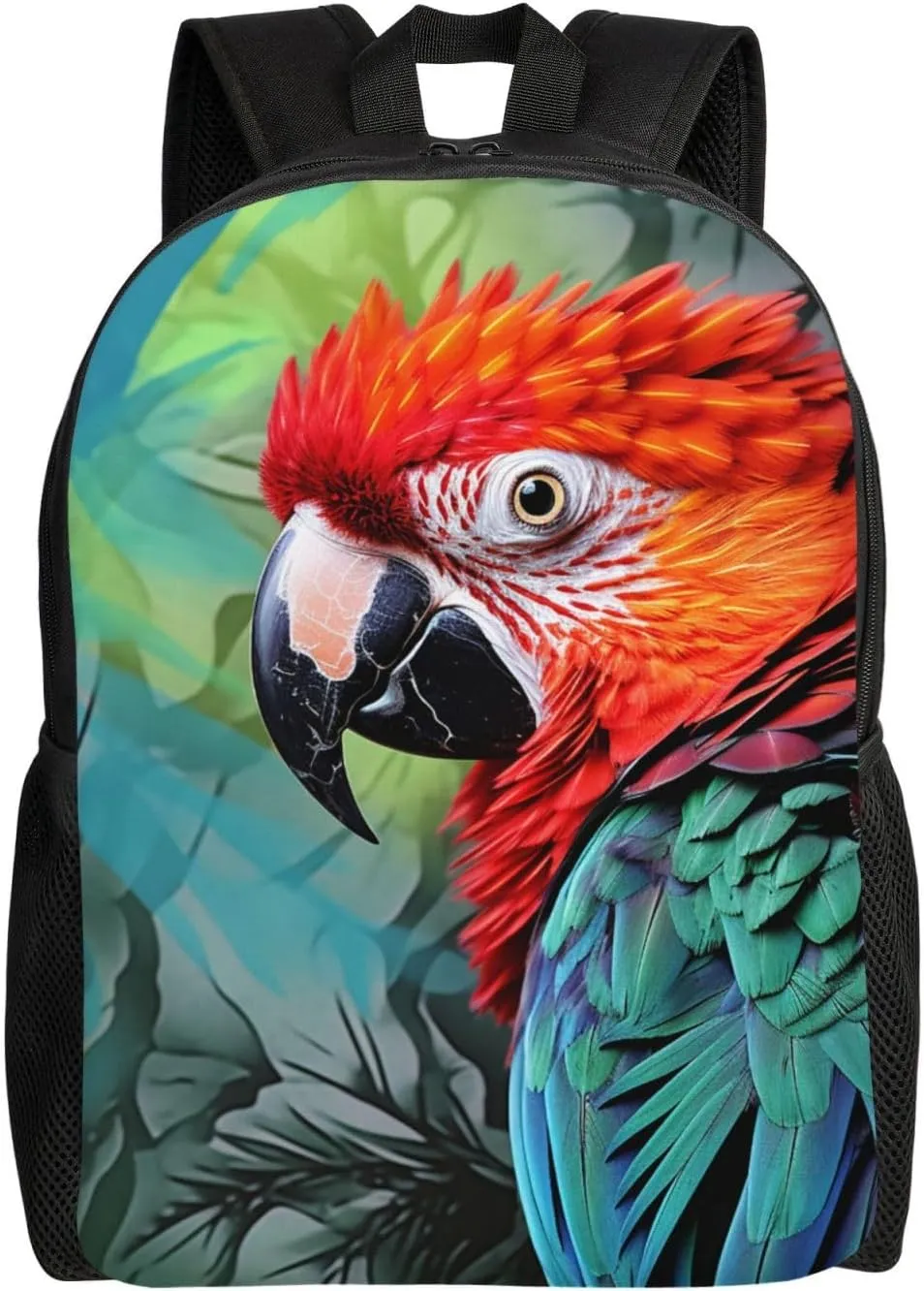 Backpack Travel Laptop Backpack For Men Women Colorful Parrot Casual Daypack Adjustable Lightweight Computer Bag