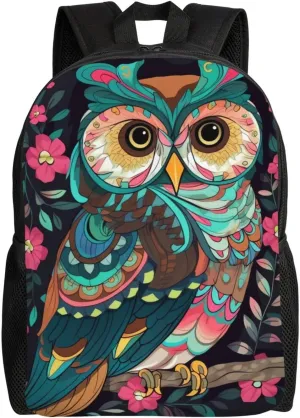 Backpack Travel Laptop Backpack For Men Women Lightweight Rucksack Anime Owl Casual Daypack