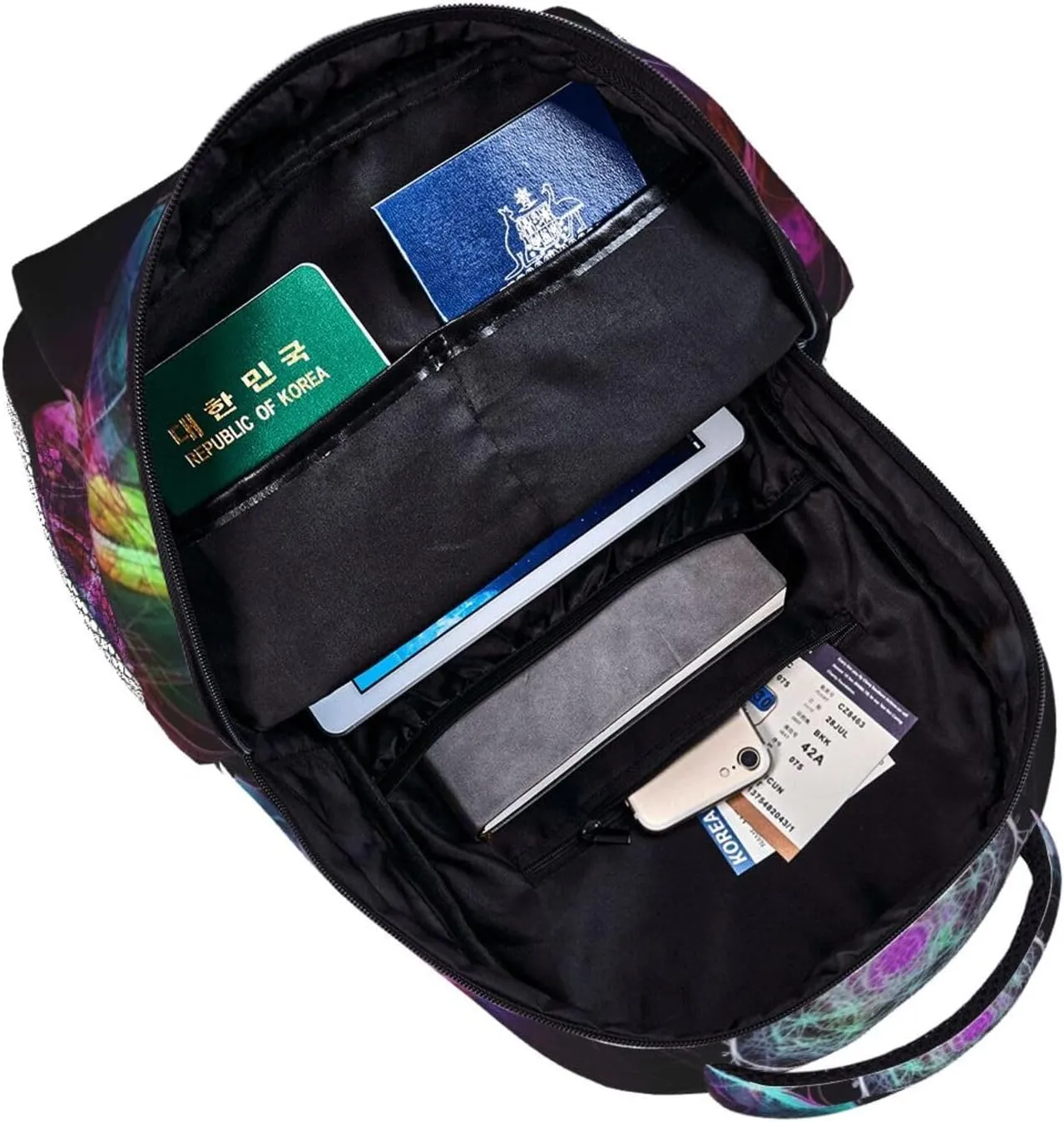 Backpack Travel Laptop Backpack for Men Women Lightweight Rucksack Art Colorful Casual Daypack