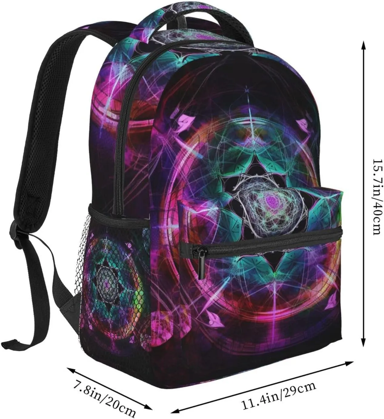 Backpack Travel Laptop Backpack for Men Women Lightweight Rucksack Art Colorful Casual Daypack