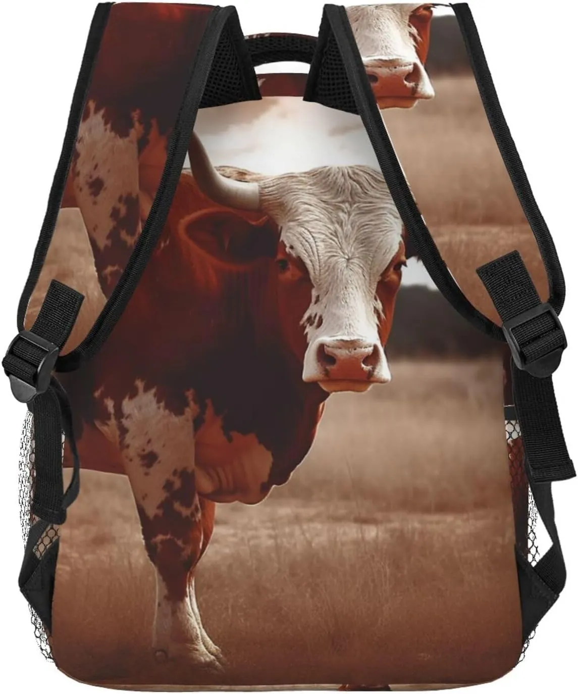 Backpack Travel Laptop Backpack for Men Women Lightweight Rucksack Texas Cow Casual Daypack