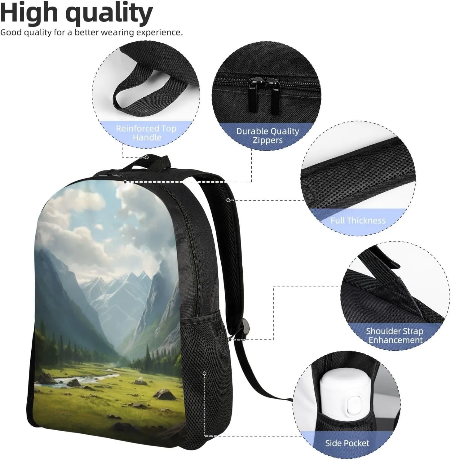 Backpack Travel Laptop Backpack For Men Women Lightweight Rucksack Valley Casual Daypack