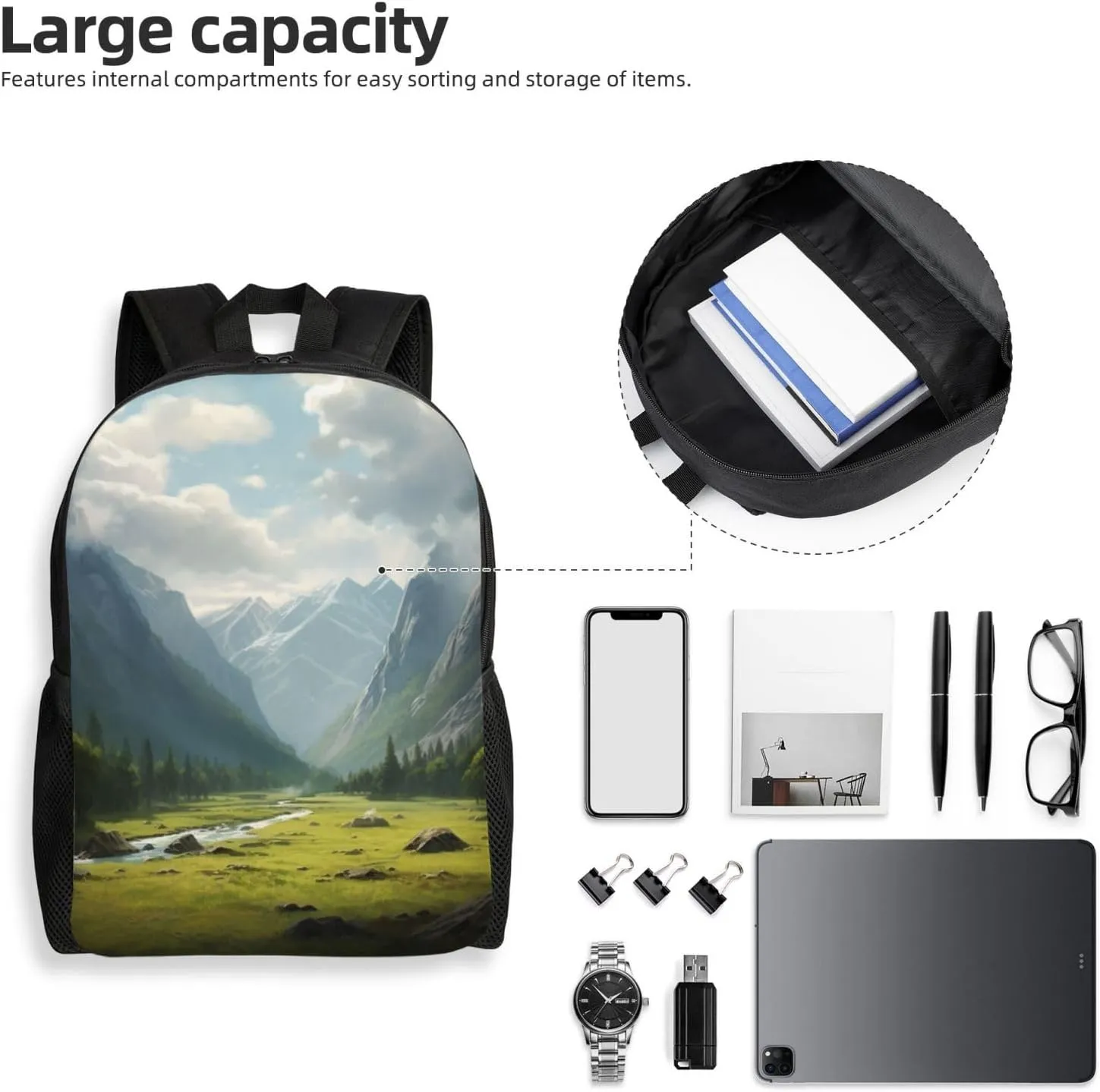 Backpack Travel Laptop Backpack For Men Women Lightweight Rucksack Valley Casual Daypack
