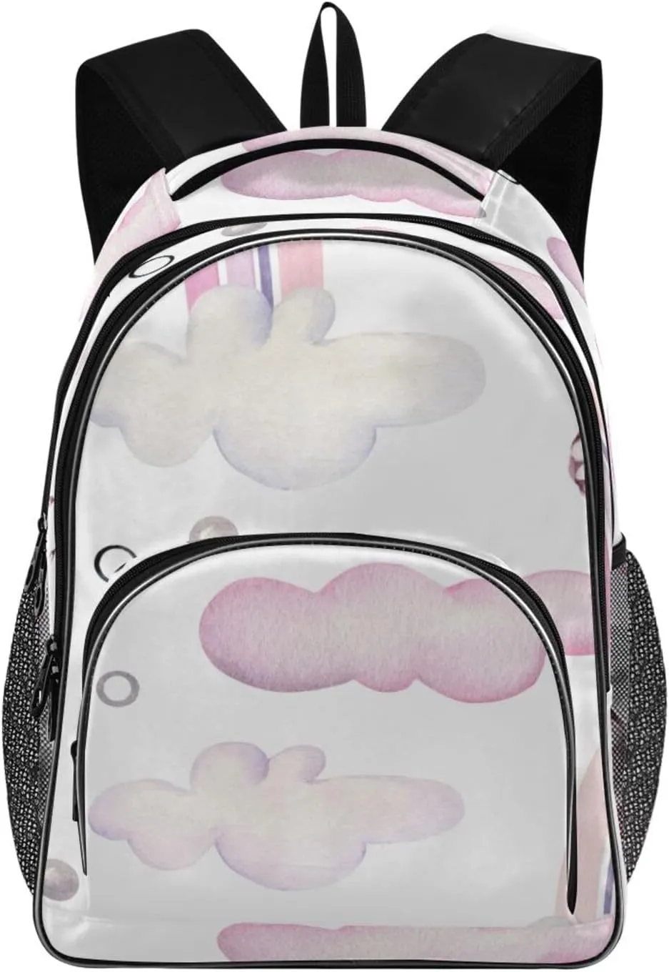 Backpacks 22L Three Layer Arc Book Bag Lightweight for Travel Camping Hiking Rucksack Daypack Kids & Adults Rainbow Butterfly