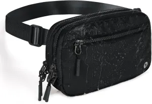 BALEAF Belt Bag Women Fanny Packs Crossbody Fashion Waist Pack Water Resistant Adjustable Strap 2L Black