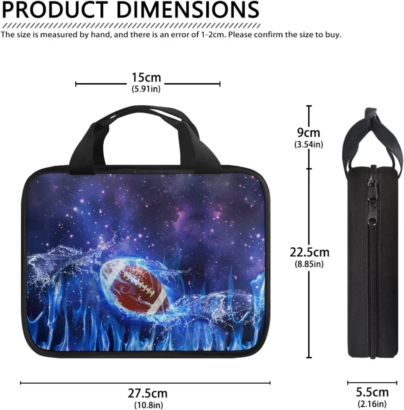 Ball Bible Covers for Men Boys, Large Bible Case with Zippered Pocket Bible Carrying Bag for Bible Study
