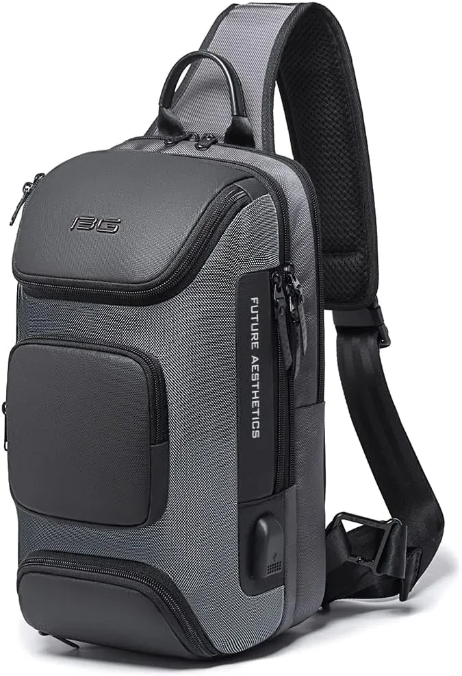BANGE Sling Bag, Waterproof Shoulder Bag for Men, Casual Sports Sling Bag, Every Day Bag for Men…