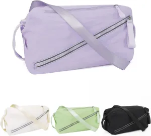 BAPHITY Small Gym Bag for Women Men,Cute Lightweight Duffle Crossbody Weekender Bags,Mini Waterproof Sport Sling Workout 3 in 1 Bags,Suitable for Gym Work Swimming Yoga Fitness Travel -Lavender (8L)