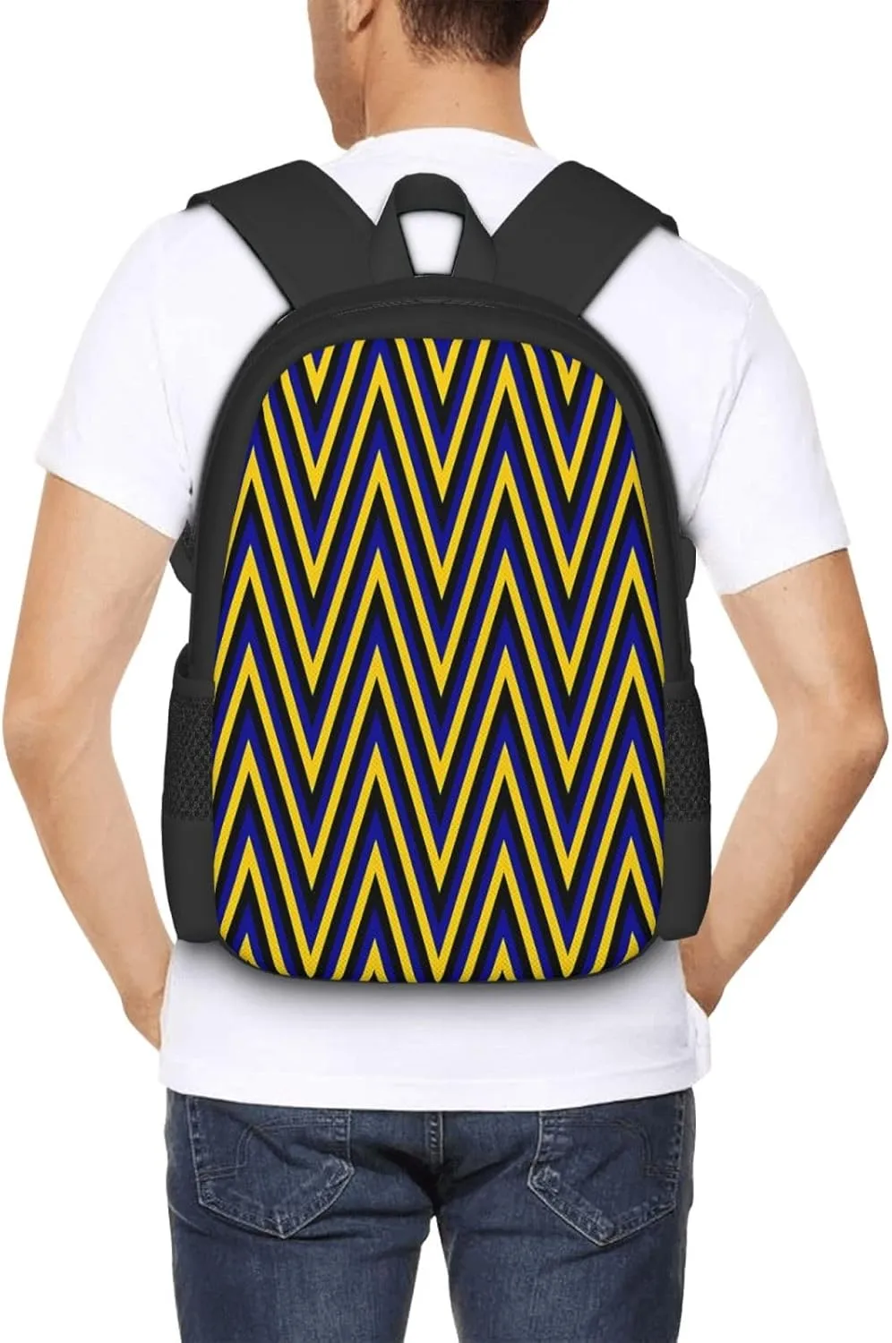Barbados Colors Casual Backpacks Large Capacity Backpack Laptop Rucksack Sport Daypack Commuter Bags with Adjustable Strap for Traveling Camping