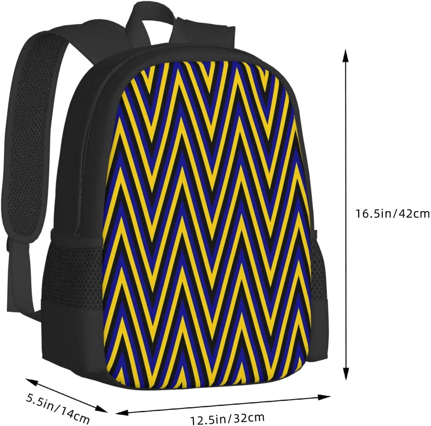 Barbados Colors Casual Backpacks Large Capacity Backpack Laptop Rucksack Sport Daypack Commuter Bags with Adjustable Strap for Traveling Camping