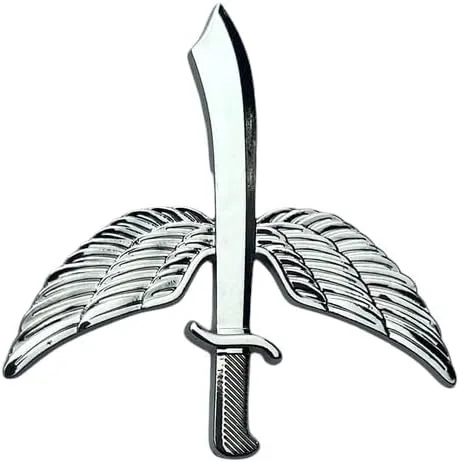 BDG PRU Republic Of Vietnam Sword Wings 2 1/8 inch Pin EE16052 F8D6EE