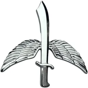 BDG PRU Republic Of Vietnam Sword Wings 2 1/8 inch Pin EE16052 F8D6EE