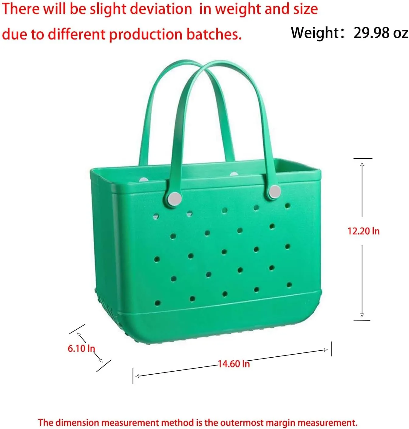 Beach Bag Rubber Tote Bag - Waterproof and Sandproof Tote Bags Outdoor Portable Handbag for Sports