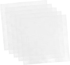 Beatifufu 5pcs Woven Mesh Sheets for Bag Making Plastic Canvas Crafting Pads Templates DIY Purse Making Mesh Plastic Canvas Sheets Kit