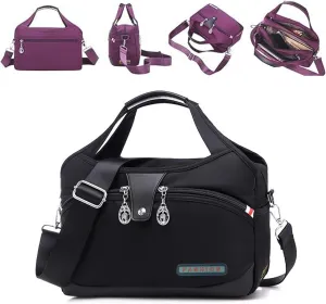Beautifuldeer Anti Theft Handbag, Waterproof Oxford Cloth Satchel, Fashion Anti-Theft Handbag Crossbody For Women