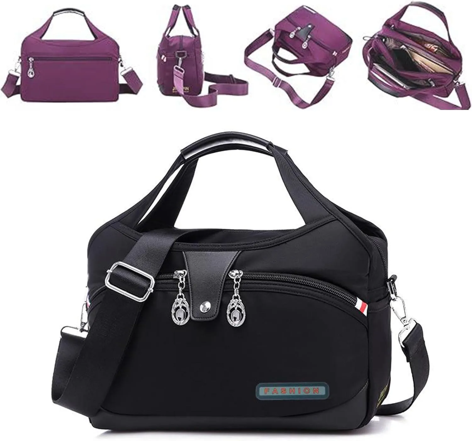 Beautifuldeer Anti Theft Handbag, Waterproof Oxford Cloth Satchel, Fashion Anti-Theft Handbag Crossbody For Women