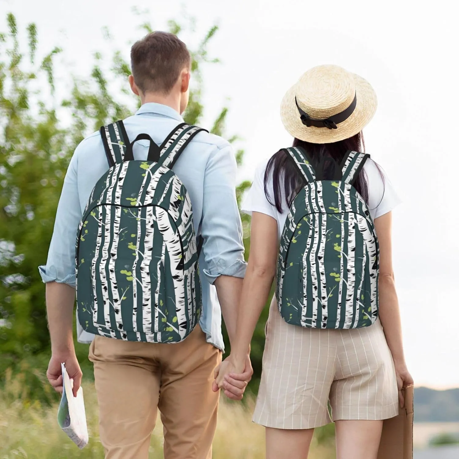 Beauty Birch Tree Durable Rucksack For Laptop,Excursion Backpack,Travel Notebook Carrier,Book Bags For Men Women