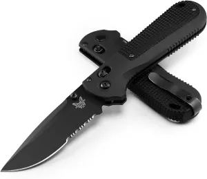 Benchmade - Redoubt 430 Tactical Knife with Black Gray Grivory Handle (430SBK-02)