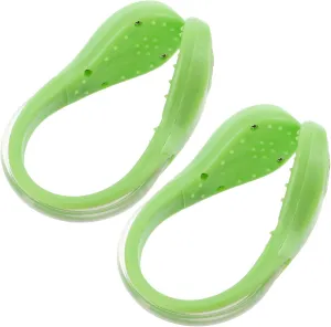 BESPORTBLE 2 Pack Led Clip Lights for Shoes Night Running Gear Reflective Flashing Laces Rechargeable Waterproof for Biking Walking