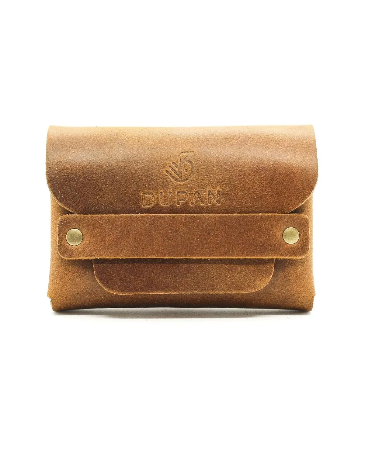 Best wallets for men - Handmade Full Grain Leather Wallet - Enfold Front Pocket Two Compartiment Case - Minimalist Design, Large Capacity - Holds Money and Cards for Men & Women. (BUCK BROWN)