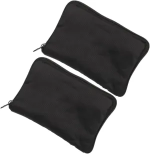 BESTYASH 2pcs Portable Storage Pouch for Blood Oxygen Upper Arm Cuff Durable Case with Zipper Closure Lightweight Compact for Easy Travel