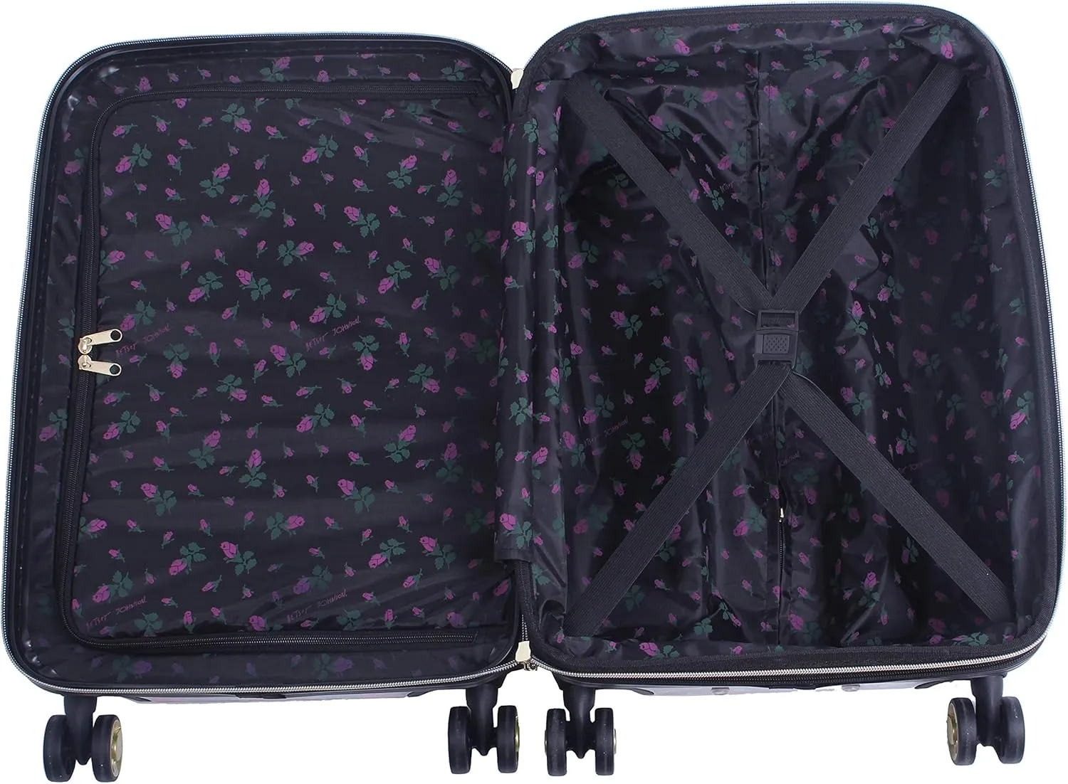 Betsey Johnson Unisex-Adult (Luggage only) Leisure, Covered Roses, 26in