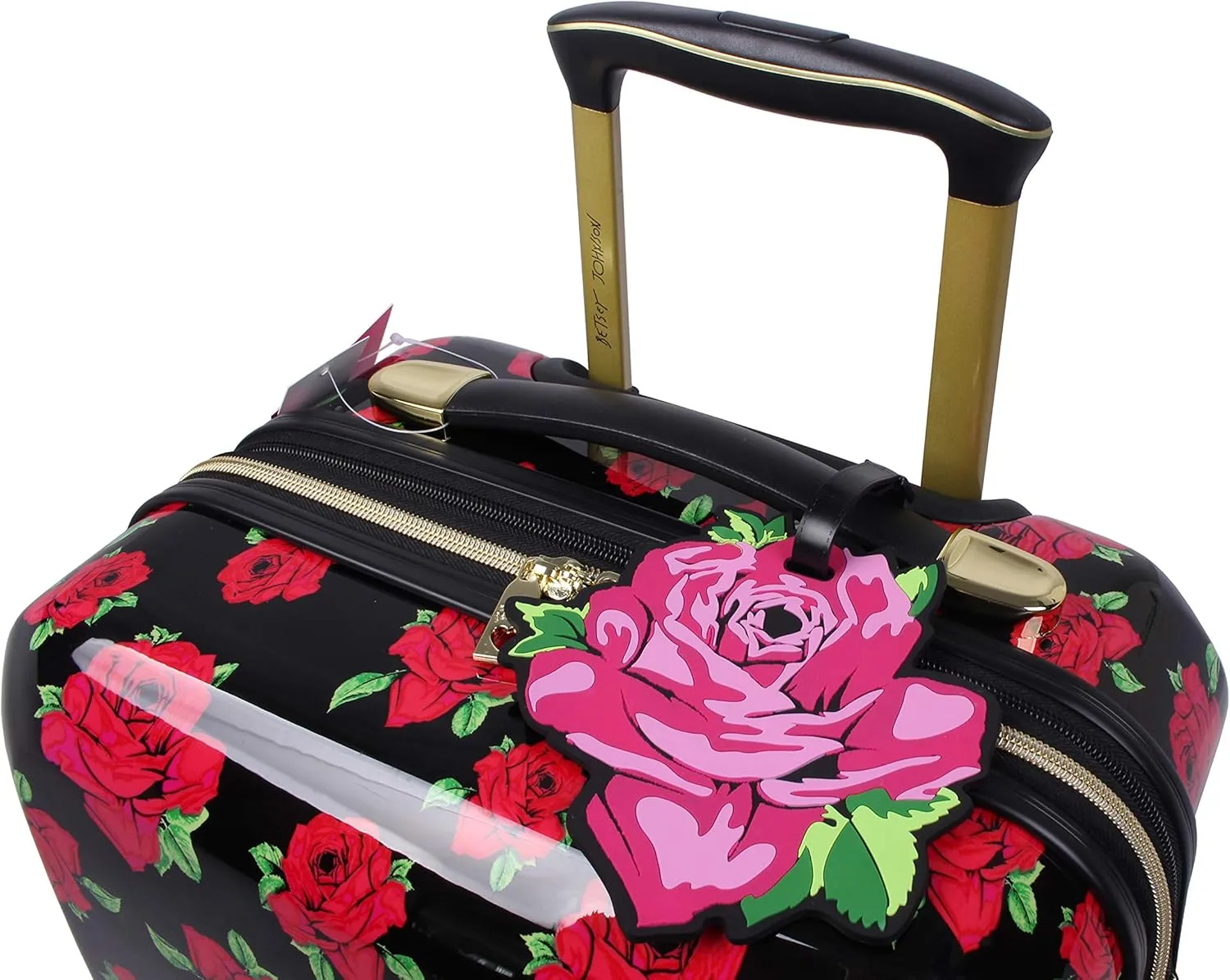 Betsey Johnson Unisex-Adult (Luggage only) Leisure, Covered Roses, 26in