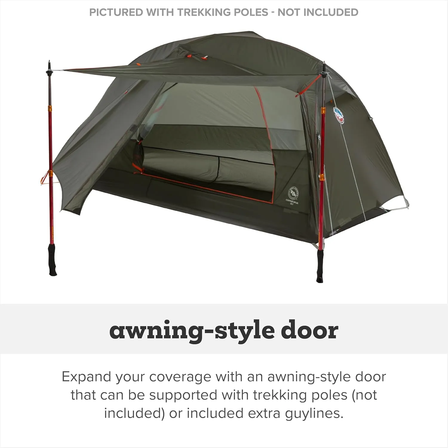 Big Agnes Copper Spur UL - Backpacking Tent for Camping, 3 Season, Ultralight, Waterproof, Anodized Poles