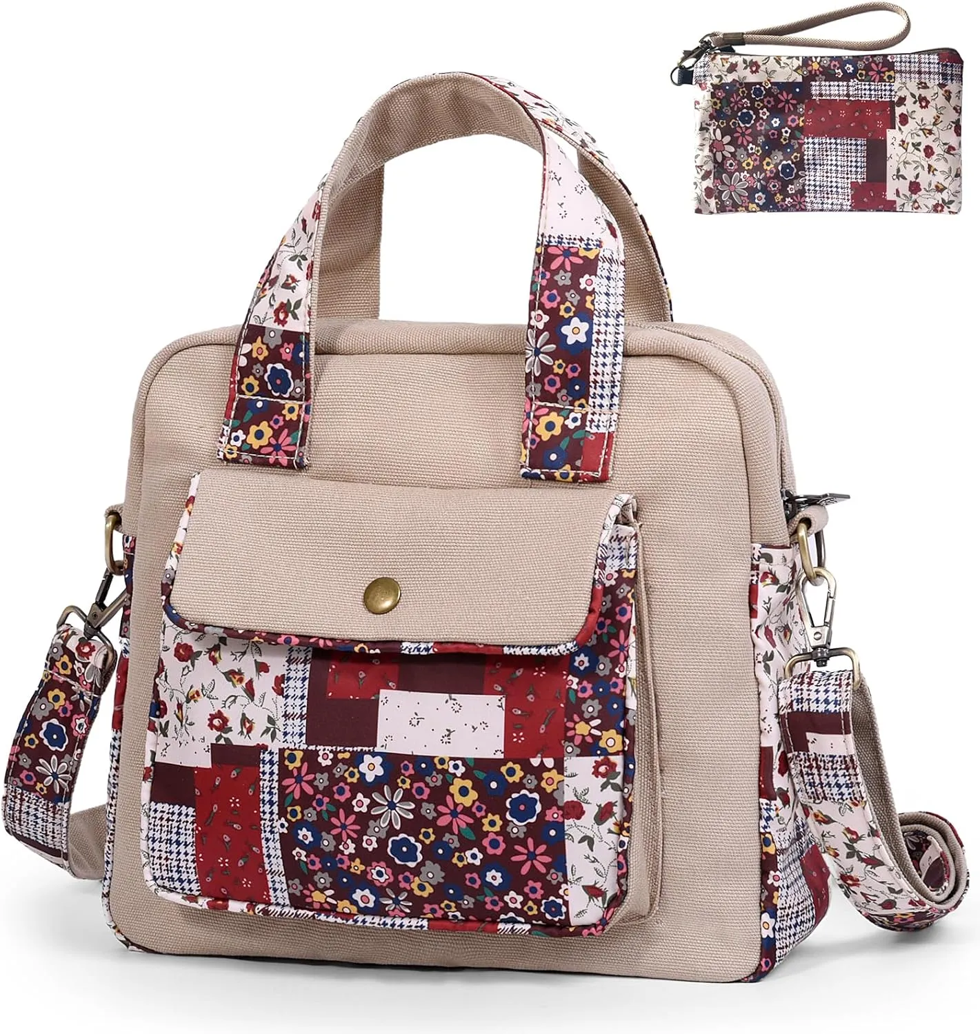 Black Butterfly Premium Canvas Shoulder Bag, Top Handle for Women, Lightweight Handbag, Small Style Crossbody