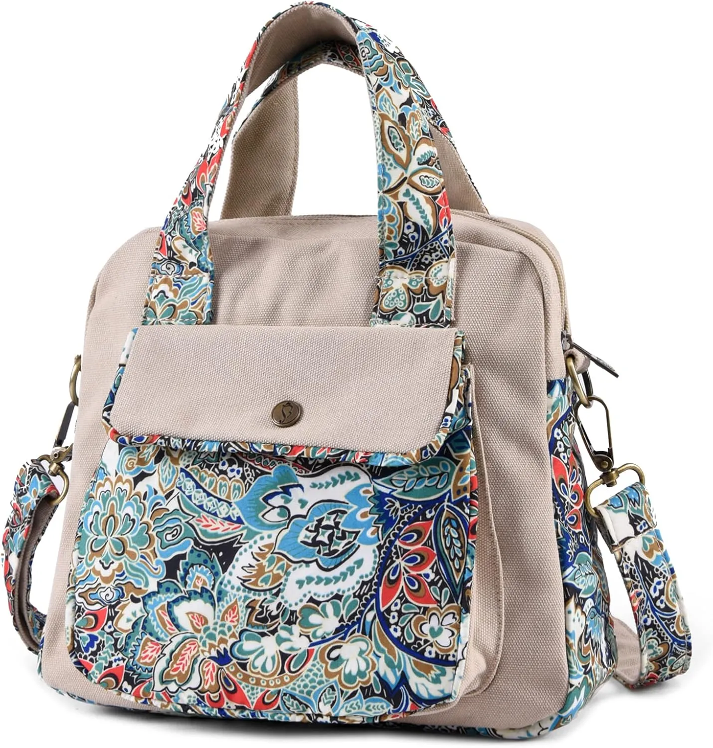 Black Butterfly Premium Canvas Shoulder Bag, Top Handle for Women, Lightweight Handbag, Small Style Crossbody