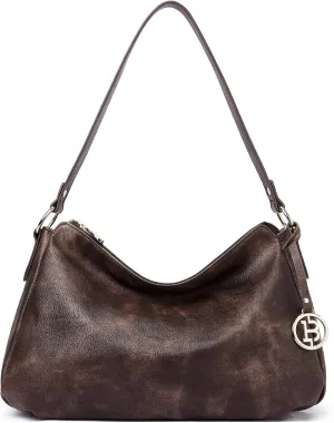 BOSTANTEN Purses for Women Vegan Leather Shoulder Bag Designer Ladies Hobo Handbags Pocketbooks