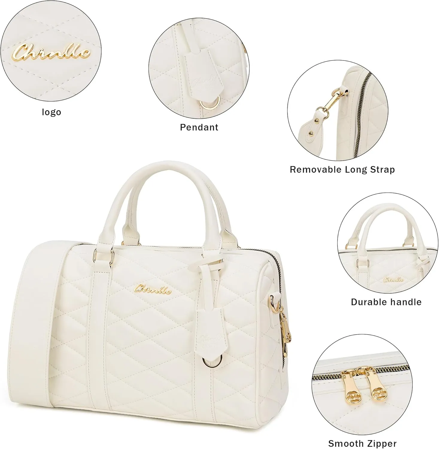 Boston Bags for Women, Top Handle Satchel Purse and Handbags with Shoulder Strap