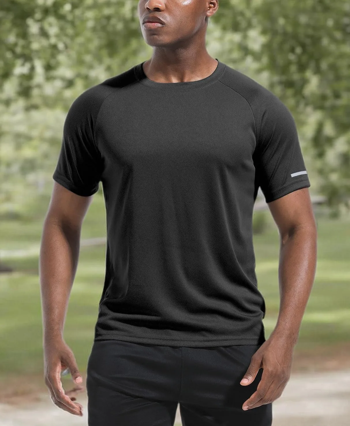 Boyzn 1, 3, 5 or 7 Pack Men's Workout Running Shirts, Dry Fit Moisture Wicking T-Shirt, Gym Athletic Short Sleeve Tee Shirts