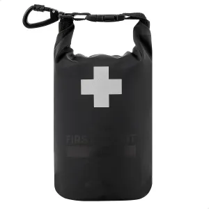 Breakwater Supply™ Waterproof First Aid Kit Dry Bag Bug Out Bag Preloaded with Emergency Survival Prepper Supplies for Boating, Camping, Fishing   Carabiner, Floating, Reflective, AFAK/IFAK Trauma Kit