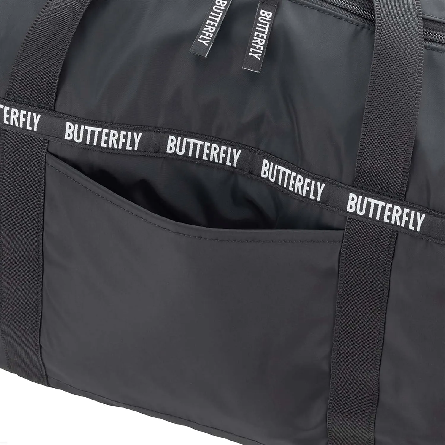 Butterfly Table Tennis Musta Light Duffle Bag - Functional Fitness Bag with Sufficient Volume for Essential Sportswear and Accessories - Framed by Two Side Compartments