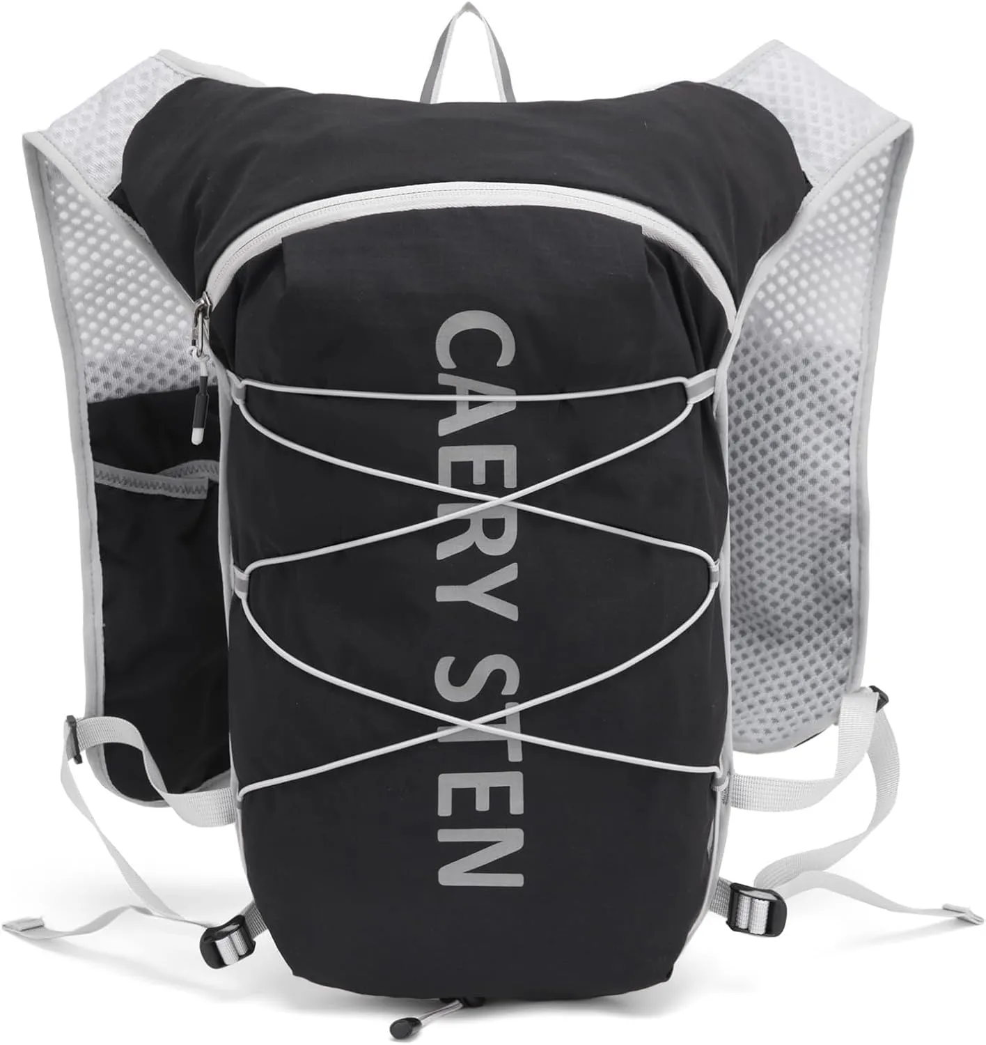 CAERY STEN Hydrated Backpack, Running Vest, paired with a 1.5L Water Bag Hiking Backpack, Suitable for Running, Hiking, Marathon, and Both Men and Women