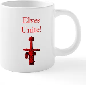 CafePress Elves Unite Mugs 20 oz Ceramic Coffee Mega Mug