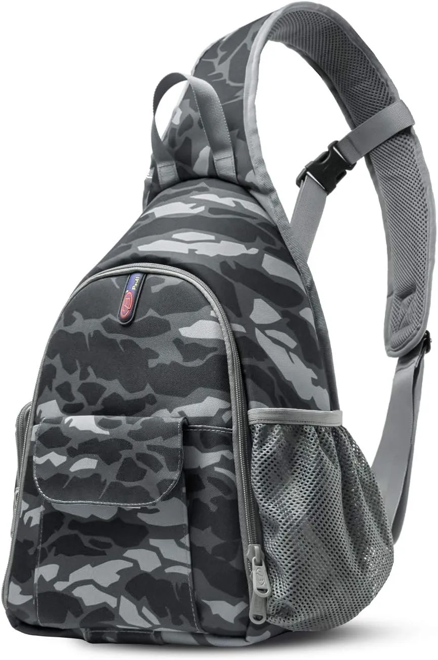 Camera Bag Waterproof Camera Sling Backpack with Rain Cover Outdoor Travel Backpack Camera Case for Laptop Canon Nikon Sony Pentax DSLR Cameras, Lens, Tripod and Accessories (Camouflage)