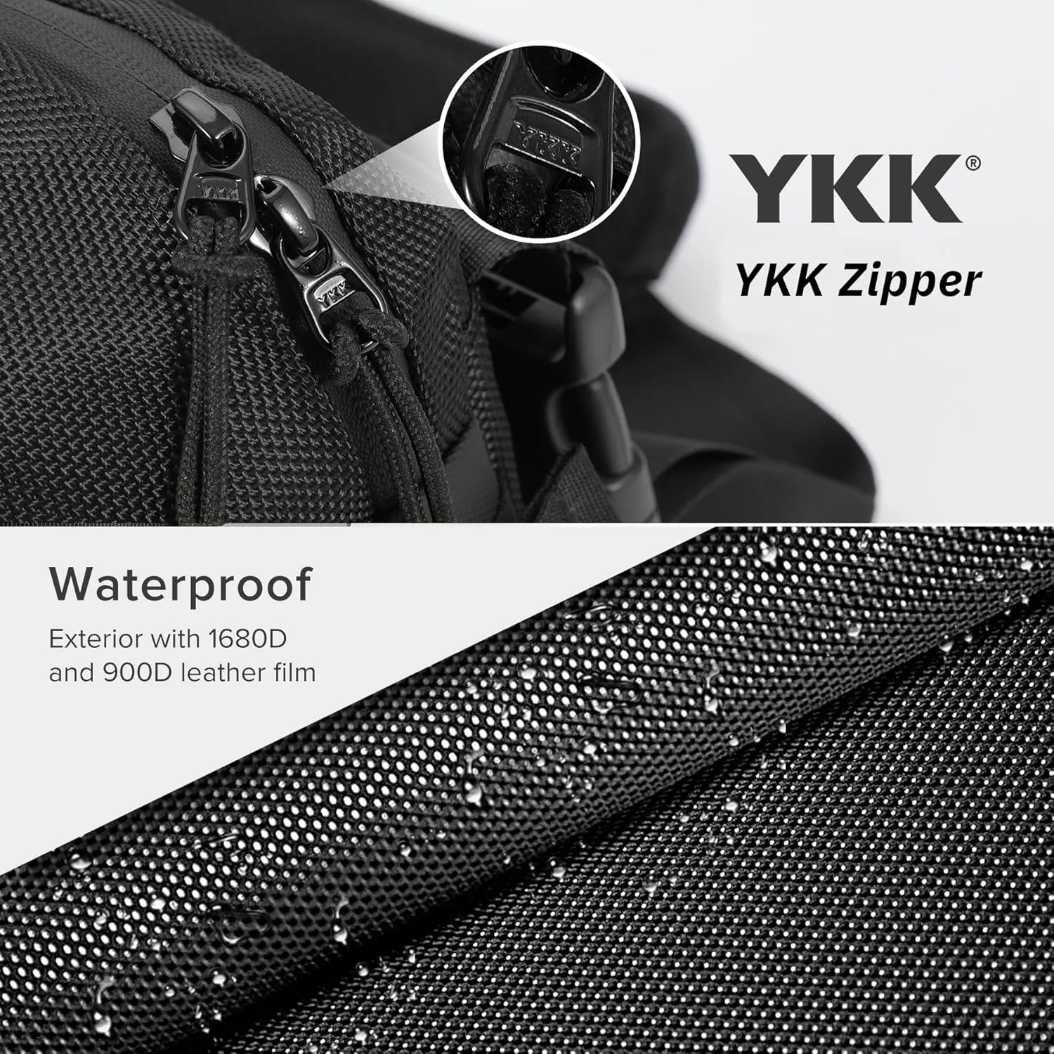 Camera Sling Bag for Travel Black – Waterproof Crossbody DSLR Bag with Rain Cover & Tripod Holder, Ultra Lightweight Design Fits Canon/Nikon/Sony Mirrorless Cameras