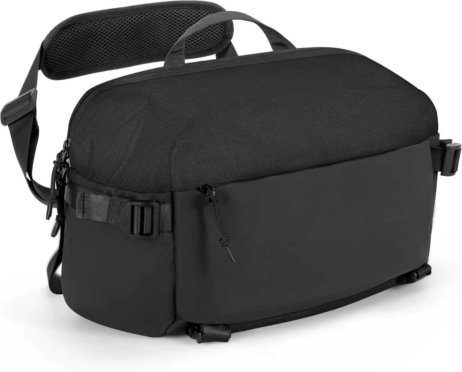 Camera Sling Bag for Travel Black – Waterproof Crossbody DSLR Bag with Rain Cover & Tripod Holder, Ultra Lightweight Design Fits Canon/Nikon/Sony Mirrorless Cameras