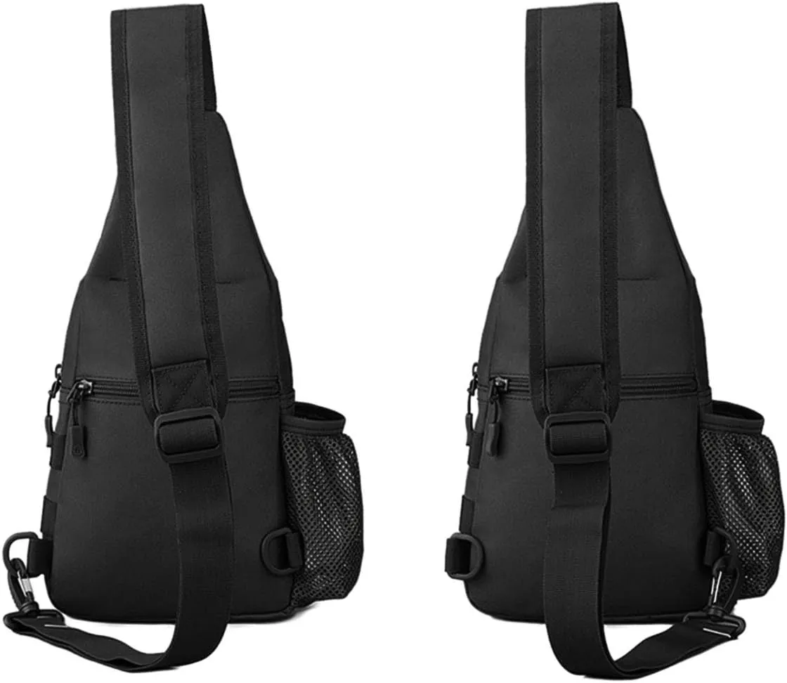 CamGo Tactical Chest Sling Bag One Strap Crossbody Daypack Mini Shoulder Backpack for Sport Daily Use