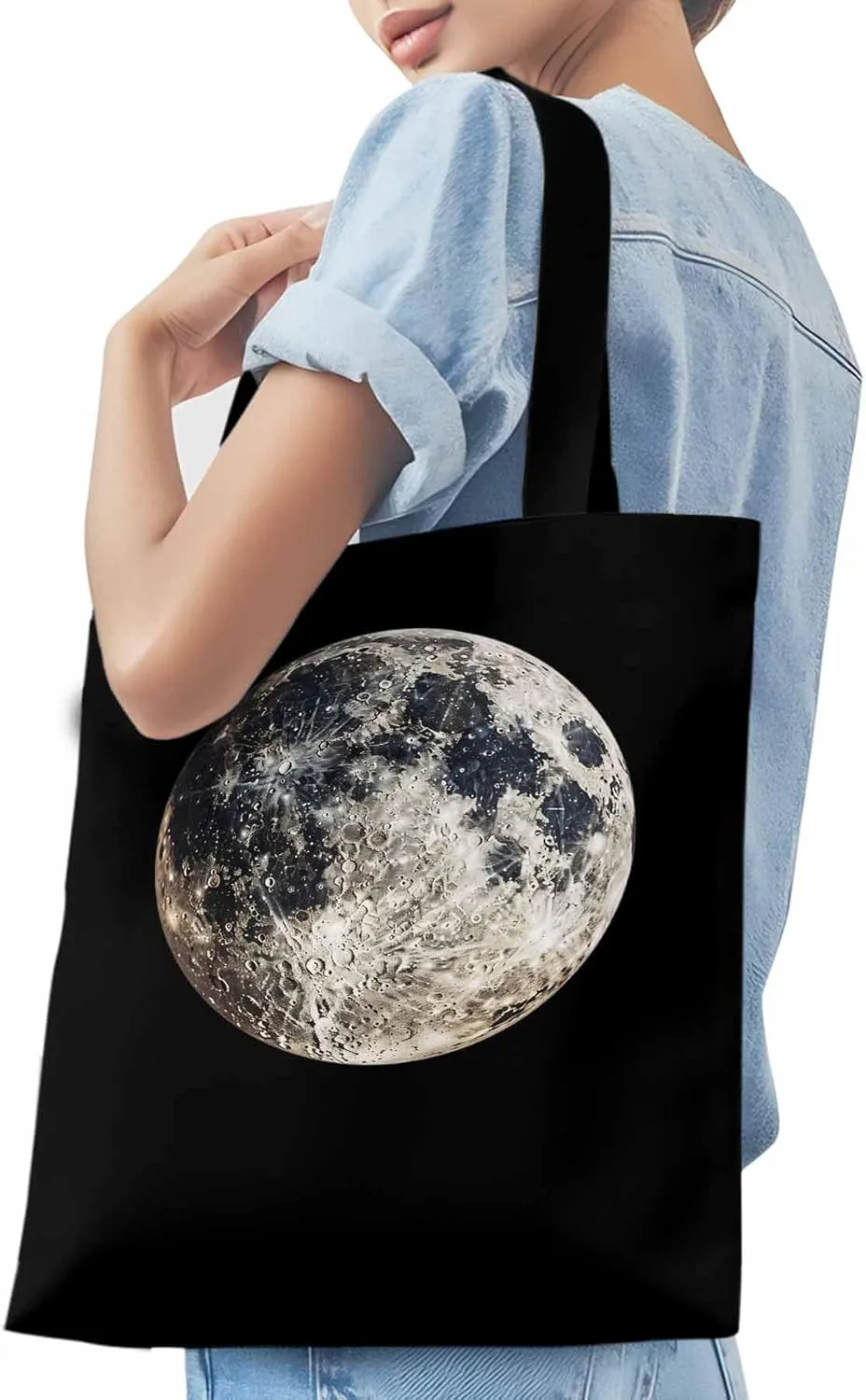 Canvas Tote Bag, Earth Day Aesthetic Canvas Tote Handbags for Women Shoulder Bag Watercolor