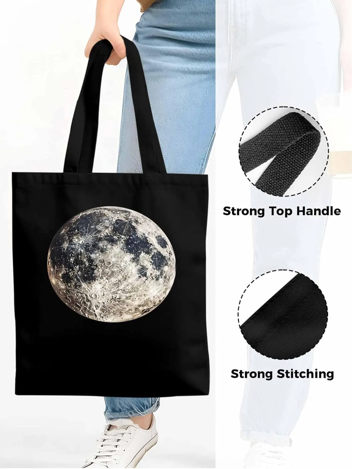 Canvas Tote Bag, Earth Day Aesthetic Canvas Tote Handbags for Women Shoulder Bag Watercolor
