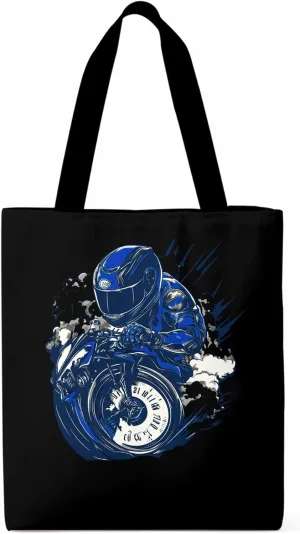Canvas Tote Bag, Modern Locomotives Graffiti patterned Canvas Tote Handbags for Women Shoulder Bag,