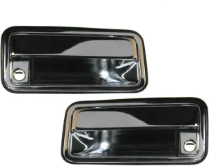 Car Door Handle Exterior Front Left Right 2pcs Chrome for C/K 1500/2500 Suburban 1992-1994 for C/K 1500/2500/3500 1988-1994 for C3500HD 1991-1994 25365492,Free Return