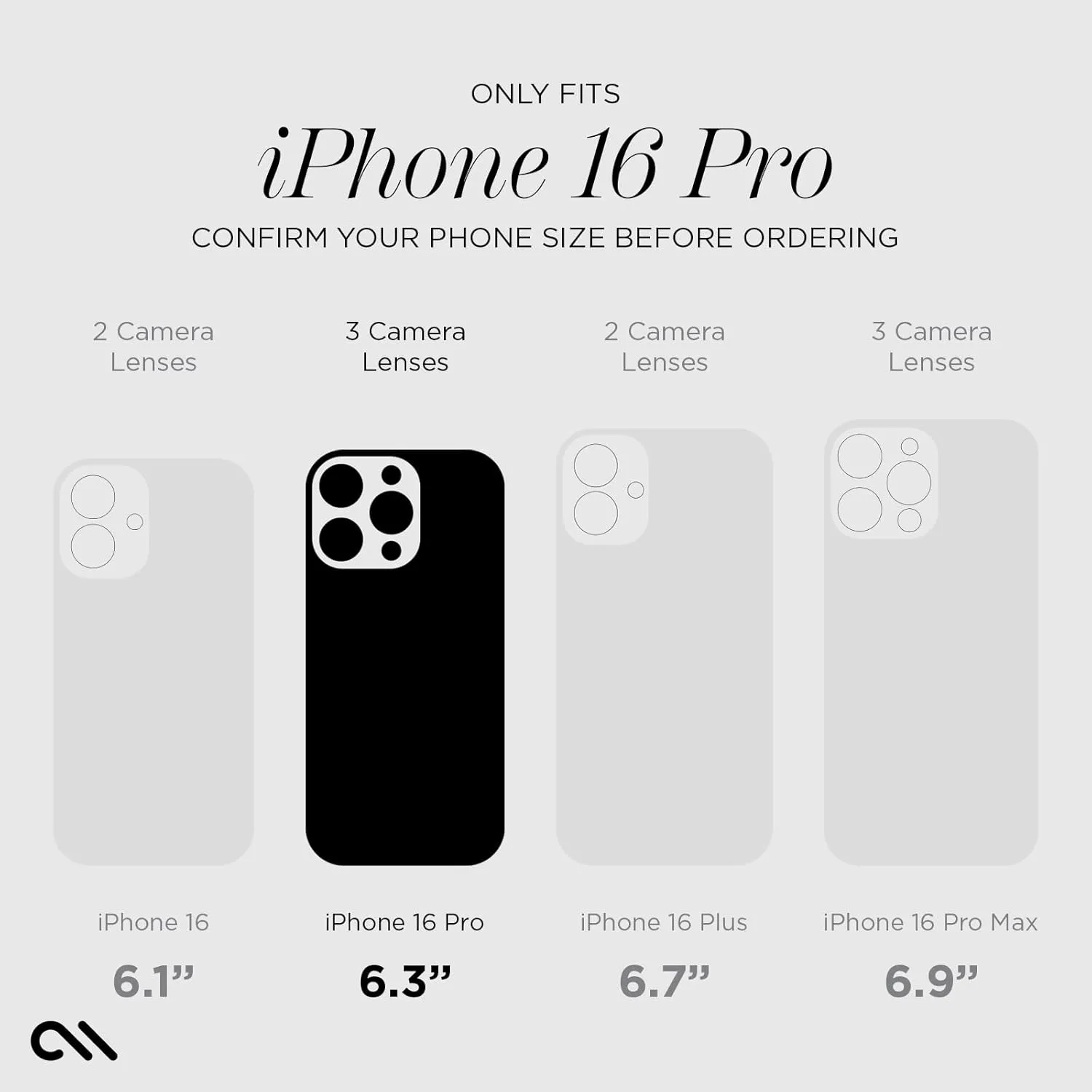 Case-Mate iPhone 16 Pro Case [Compatible with MagSafe] - Sparkly Liquid Glitter Phone Case with 12ft Drop Protection - Premium Magnetic Cover for iPhone 16 Pro - Silver Waterfall