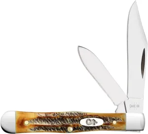 Case XX 65326 Bone Stag Handle 2 Blade Small Swell Center Jack, 6.5225 1/2 SS.